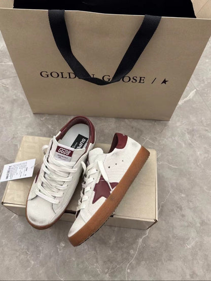 GDGS Superstar Red White Gum Sole