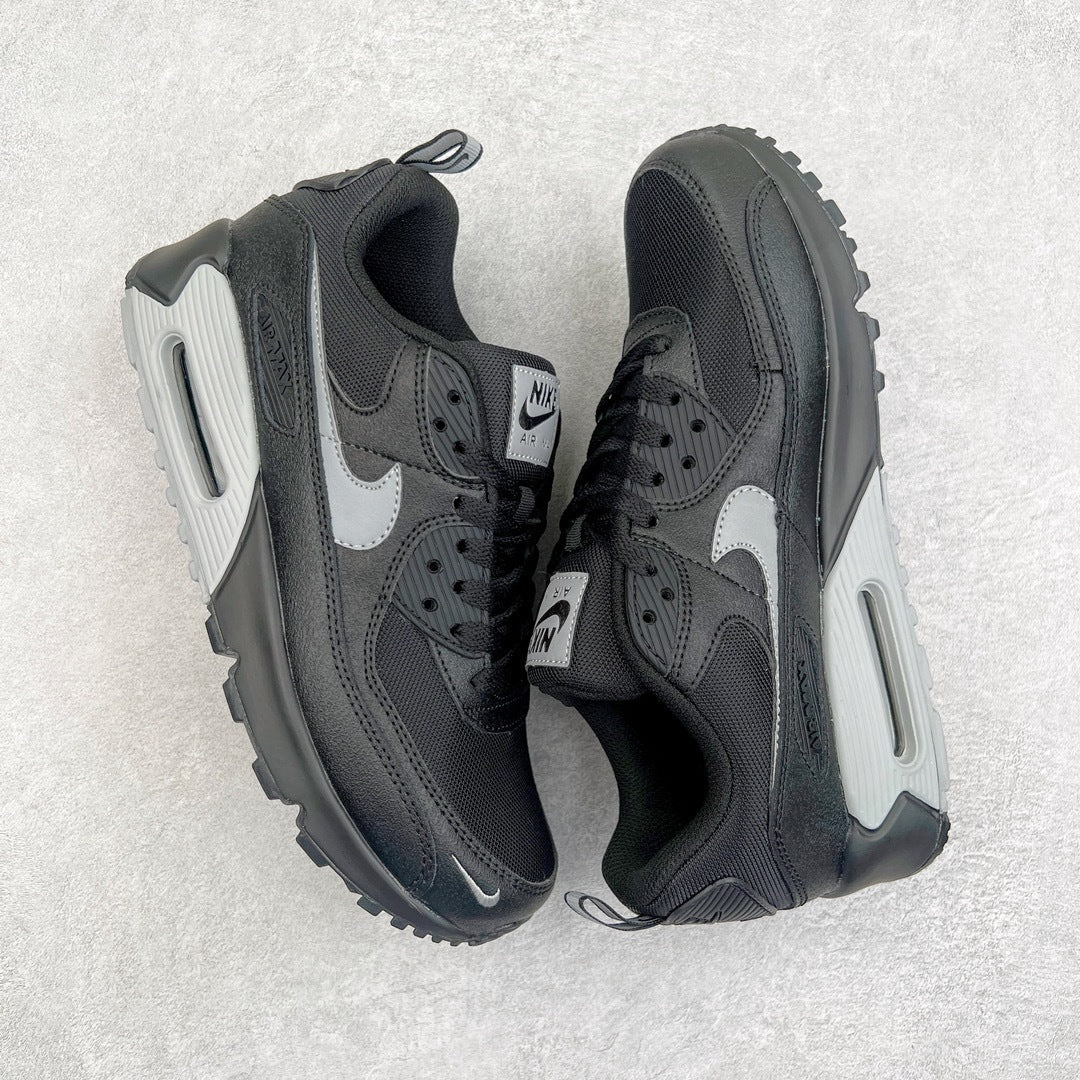 90 Black Metallic Silver Mini Swoosh