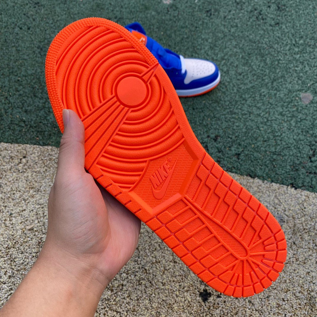 AJ1 MID Game Royal/Rush Orange