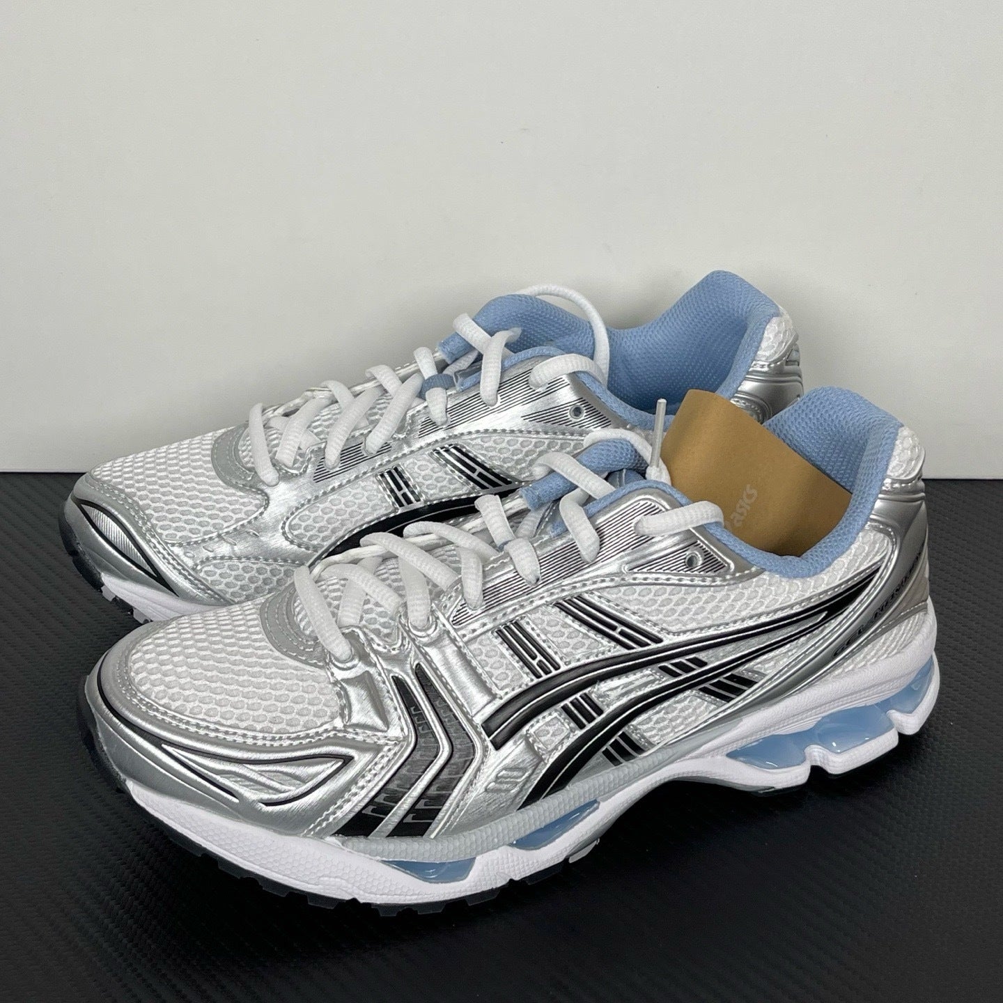 Kayano 14 Silver / Light Blue