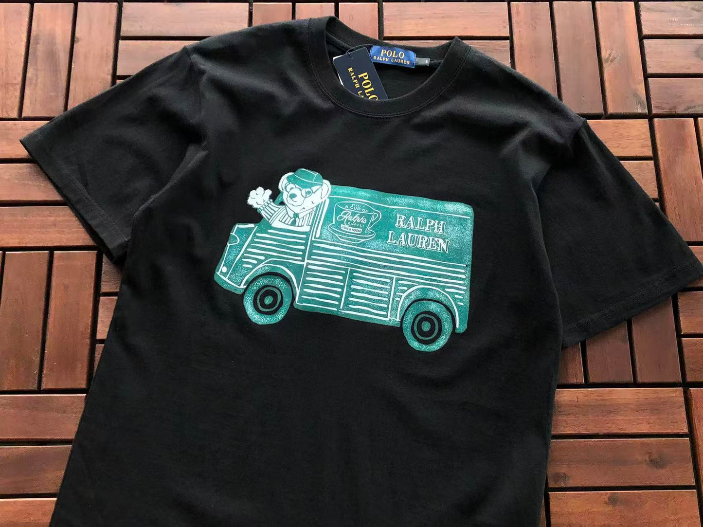 RL T-shirt Bear Driver