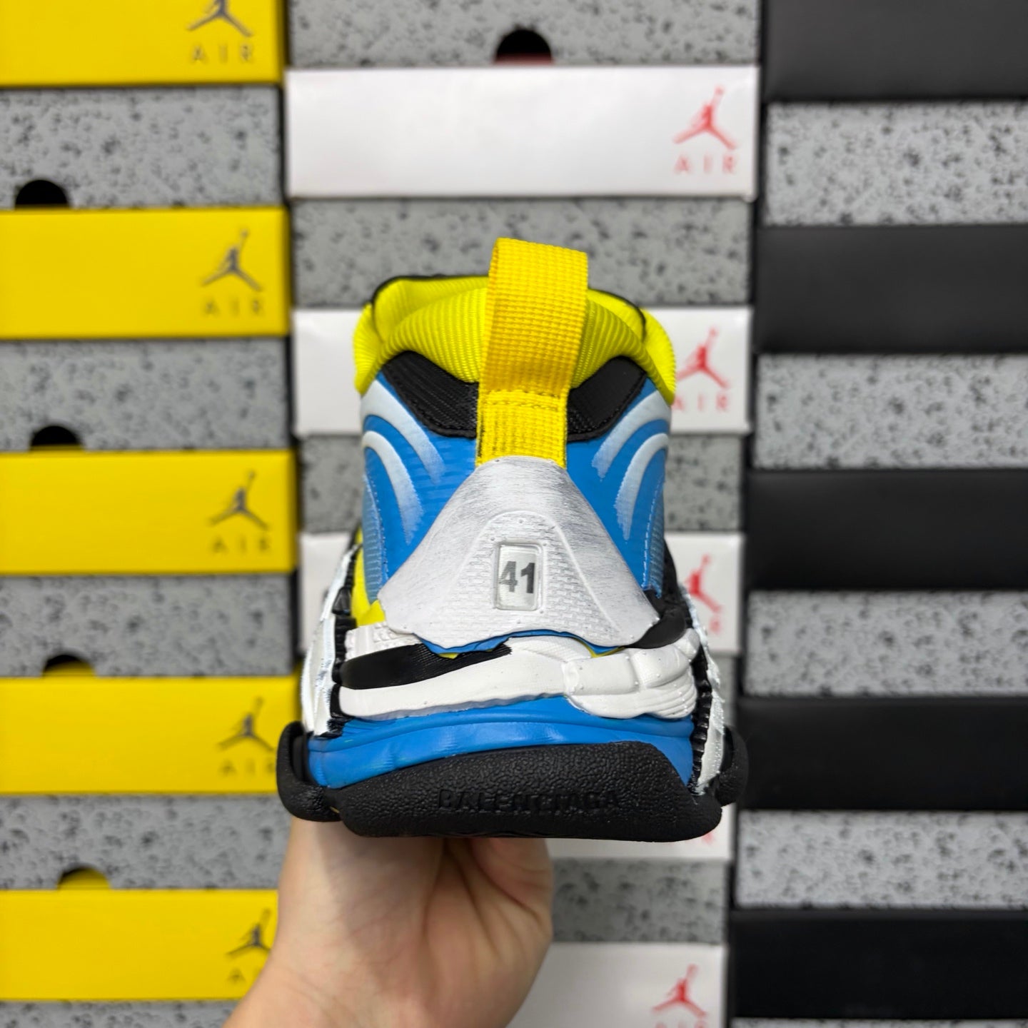 BLG Triple S.2 White/Black/Yellow/Blue
