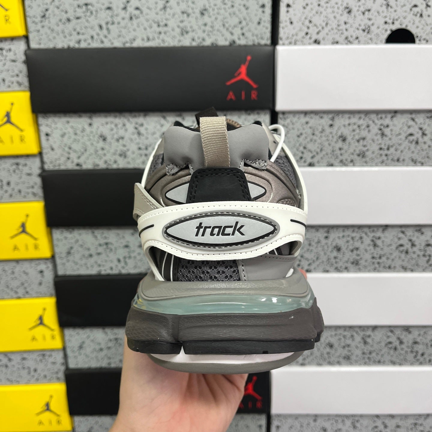 BLG Track Grey White