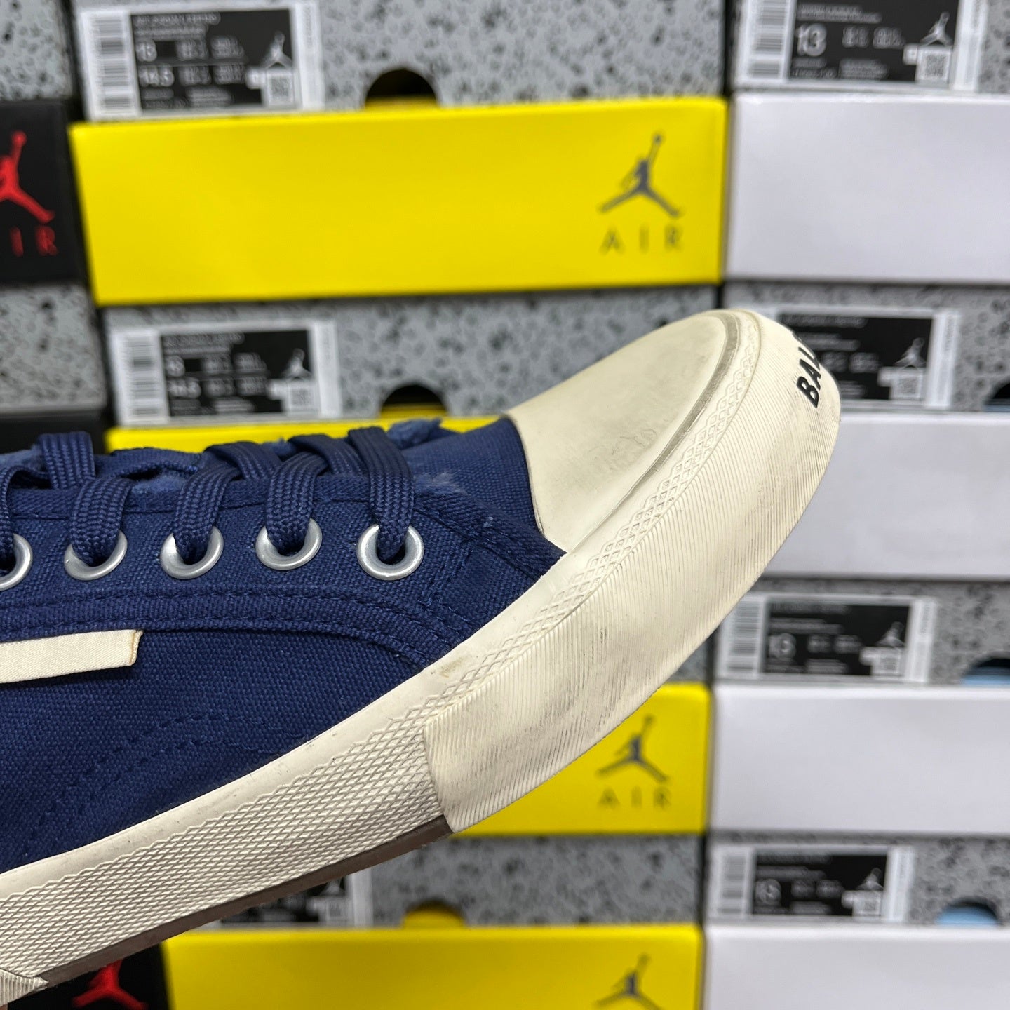 BLG Paris Mule Destroyed - Blue