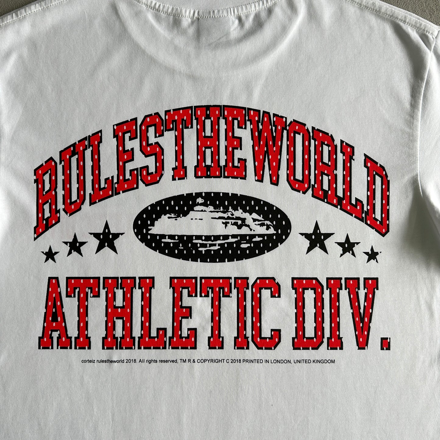 rules the world athletic white