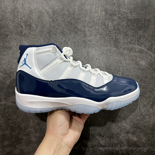 AJ11 Retro High White and Blue Navy