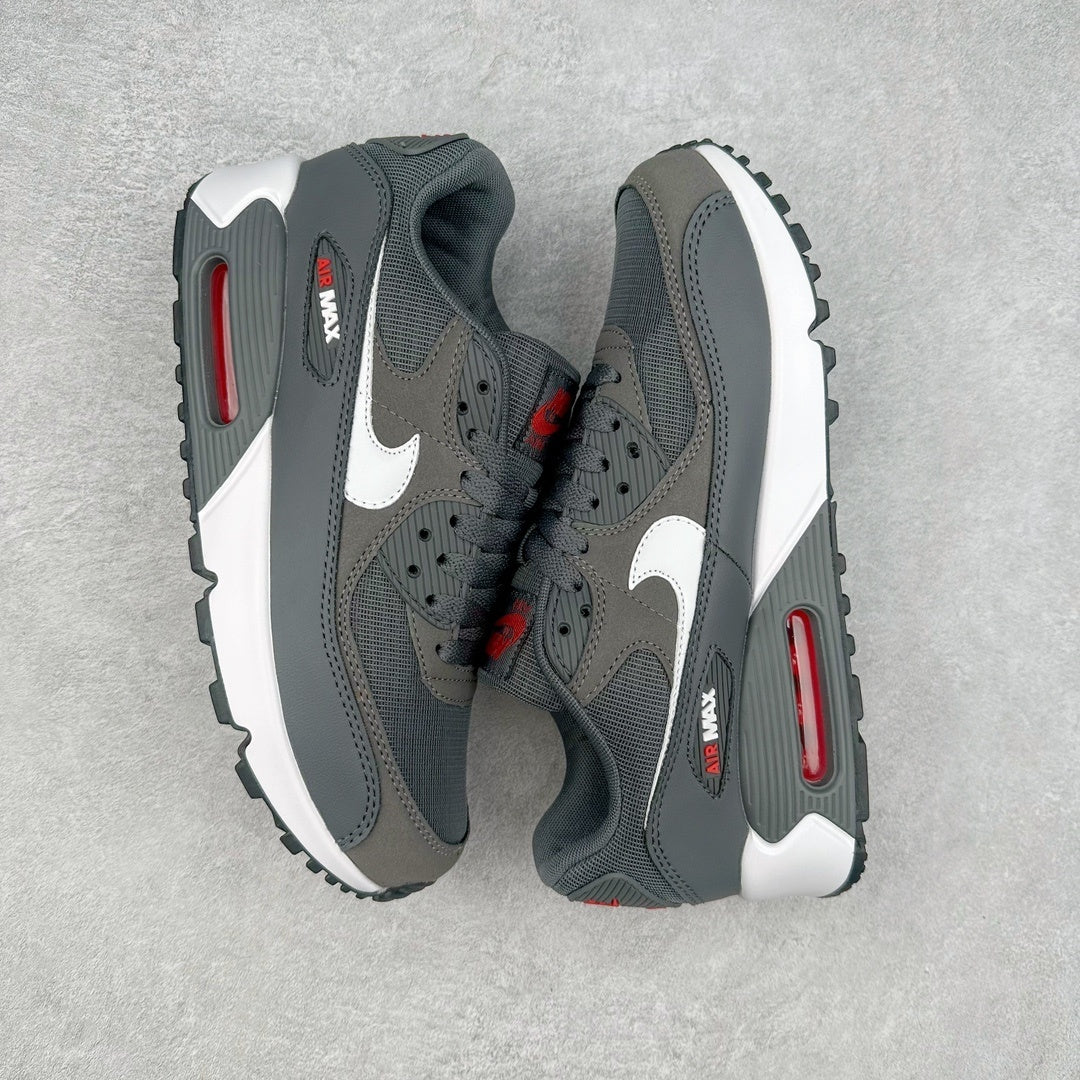 90 Iron Grey/University Red