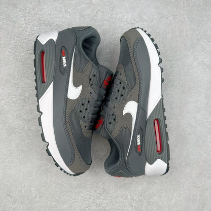 90 Iron Grey/University Red