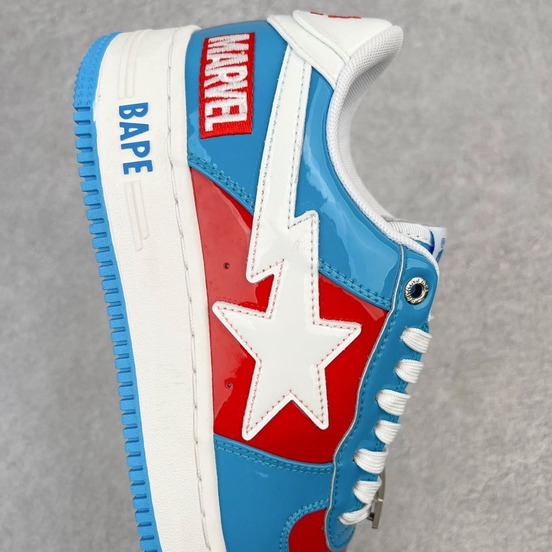 Bape STA Low Marvel Comics Captain America