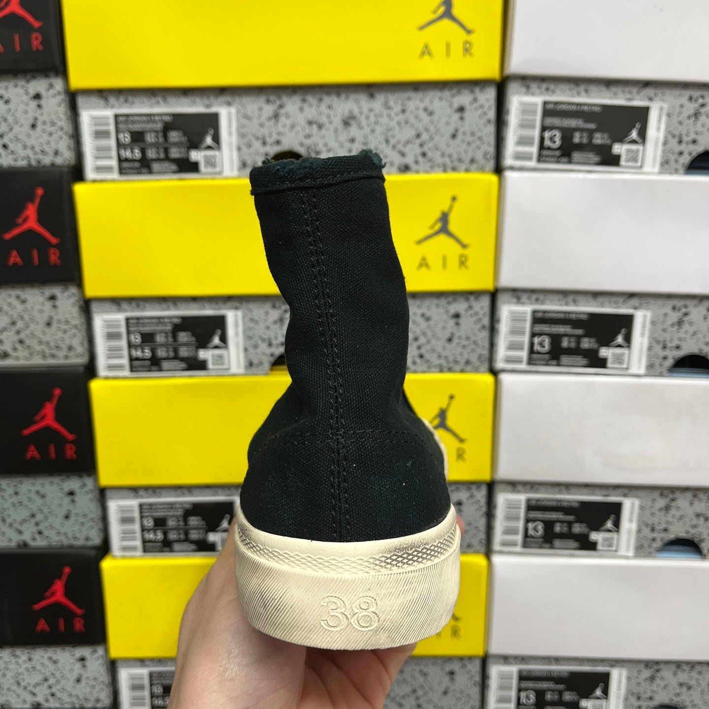 BLG Paris High Destroyed Black White