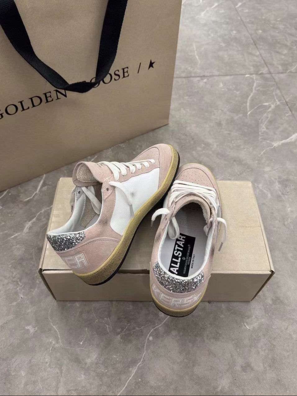GDGS Ballstar Pink Velut Silver Star