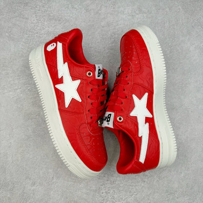 Bape STA Low #3 Line Camo Red