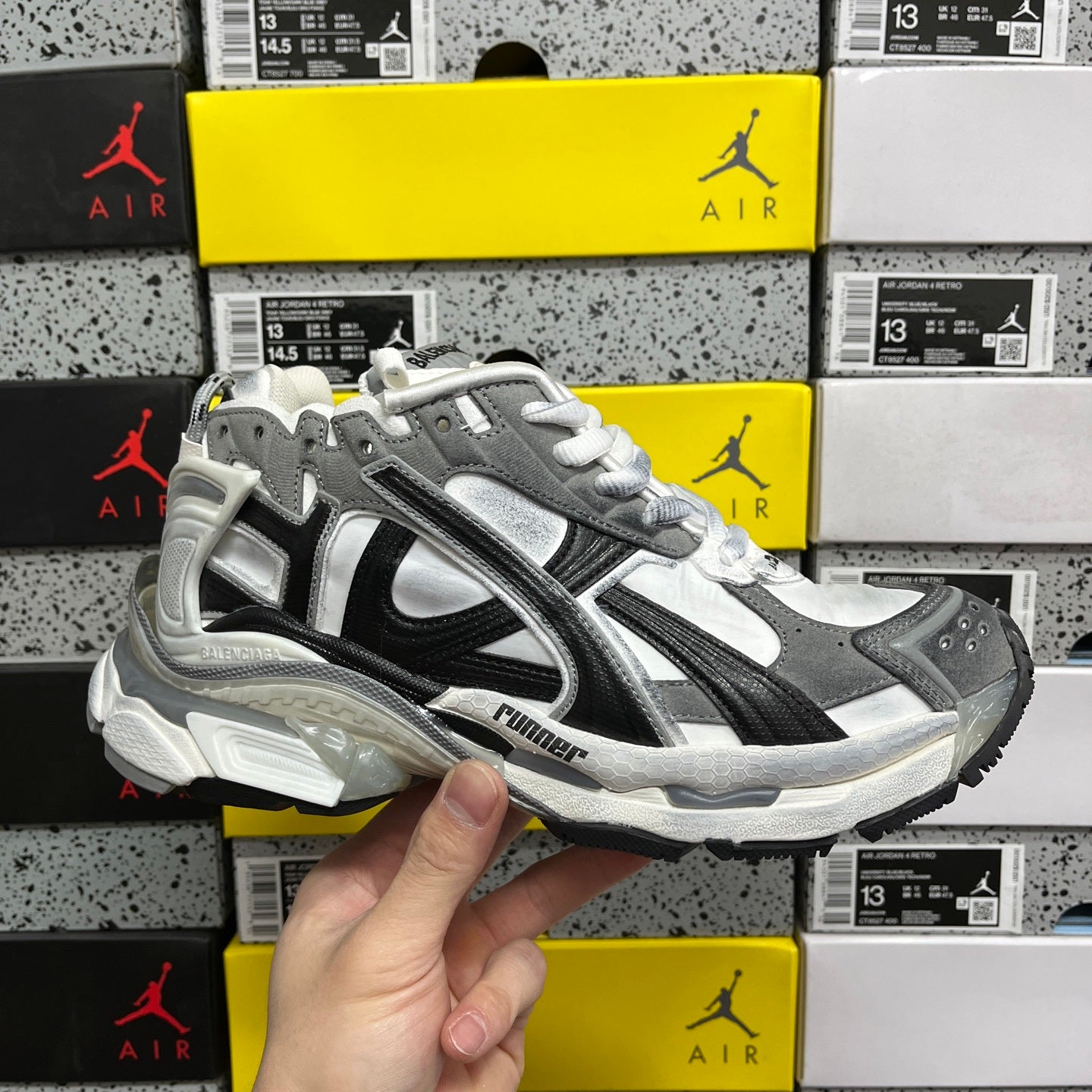 BLG Runner White/Grey/Black