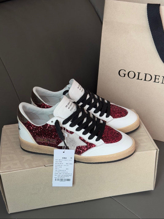 GDGS Ballstar Wine Shine White Black Laces