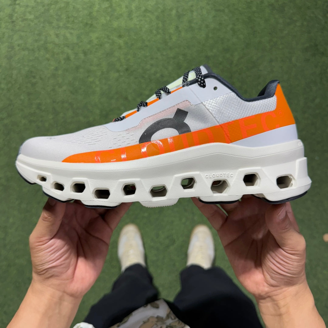 Cloudmonster White Orange