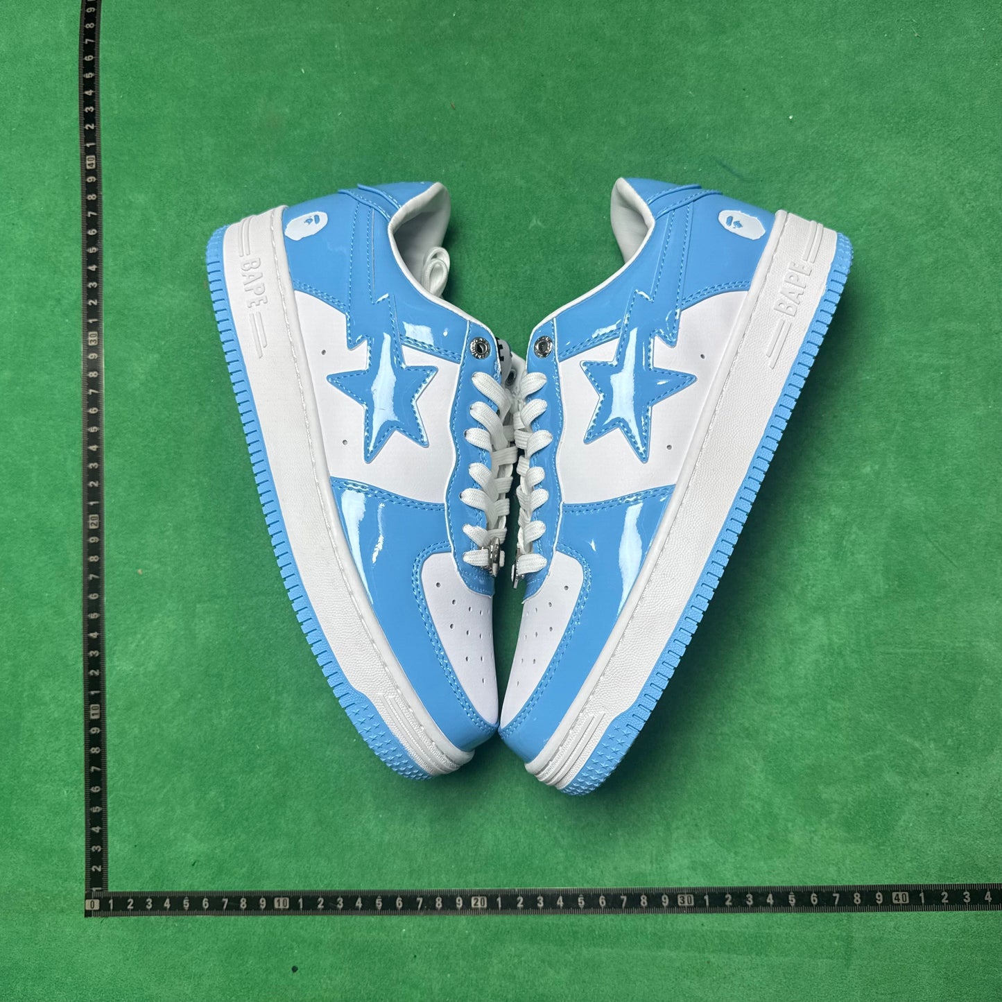 Bape STA Low Blue and White