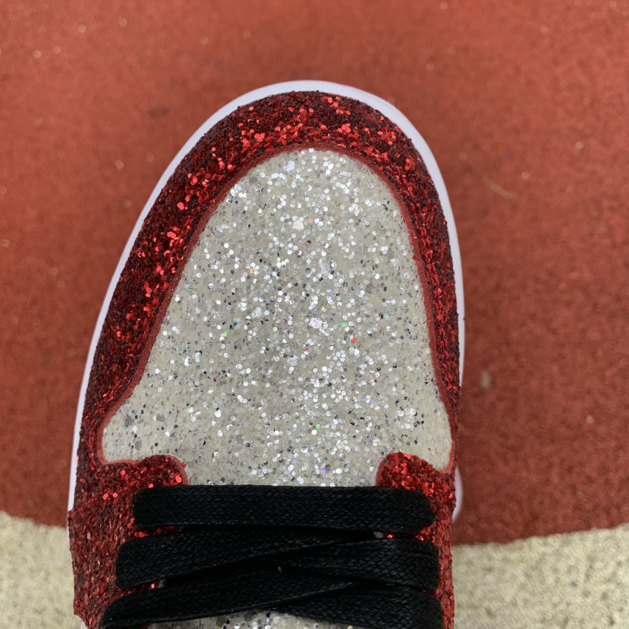 AJ1 High Glitter Red