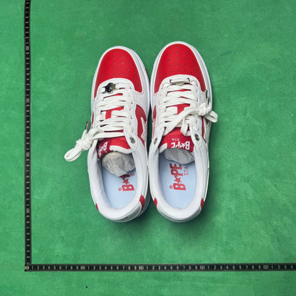 Bape STA Low White and Red