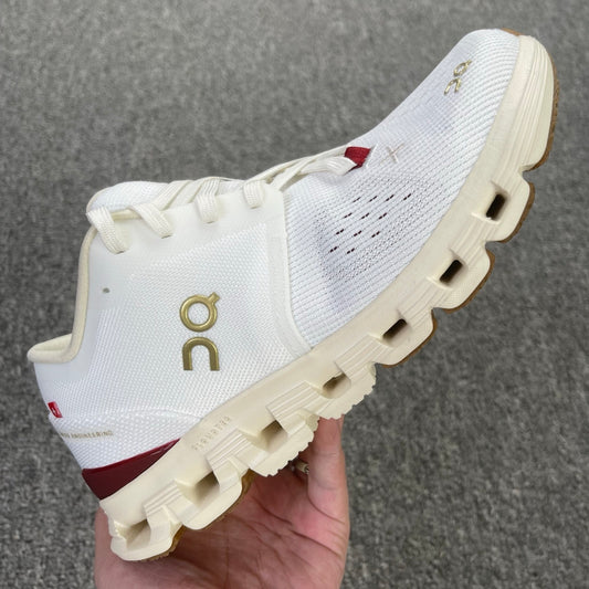 Cloud X 4 White Dark Red