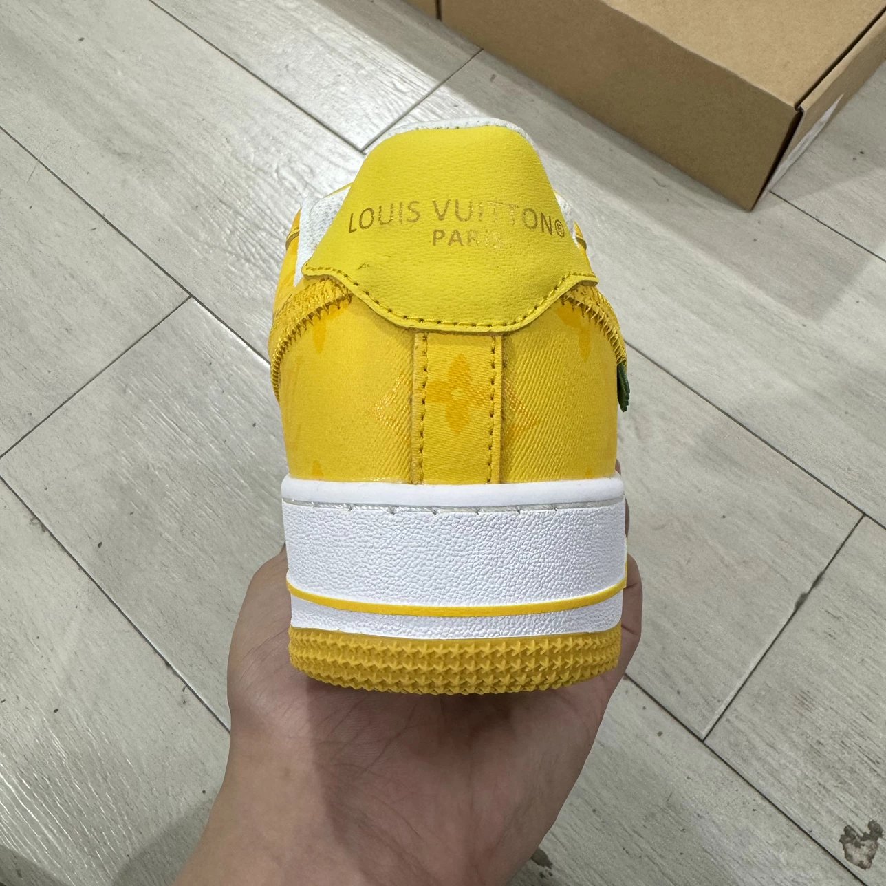AF1 x LV Yellow