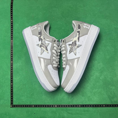 Bape STA Low Grey and White