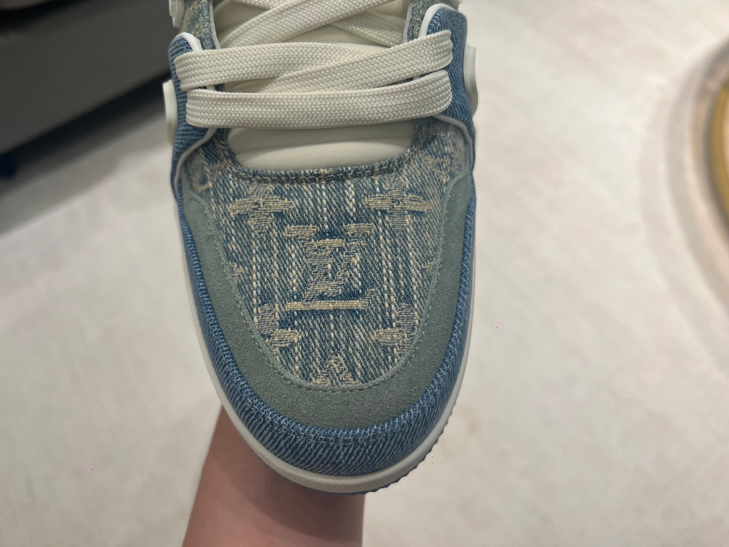 Trainer Blue Demin