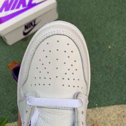 AJ1 High Purple White