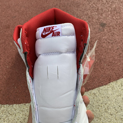 AJ1 High White Red