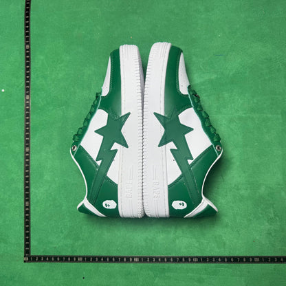 Bape STA Low Green and White