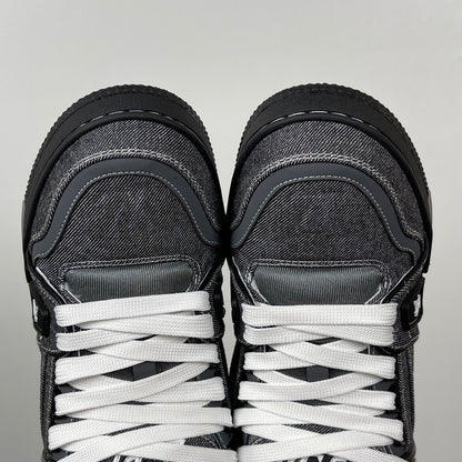 Trainer Grey Demin