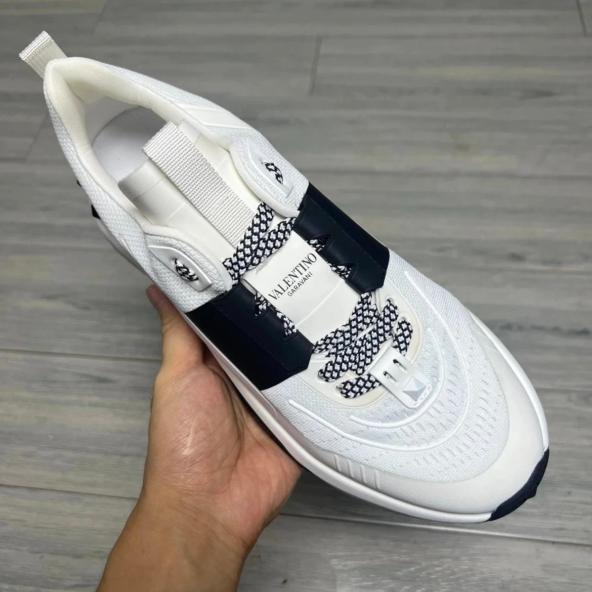 Valentino White and Black