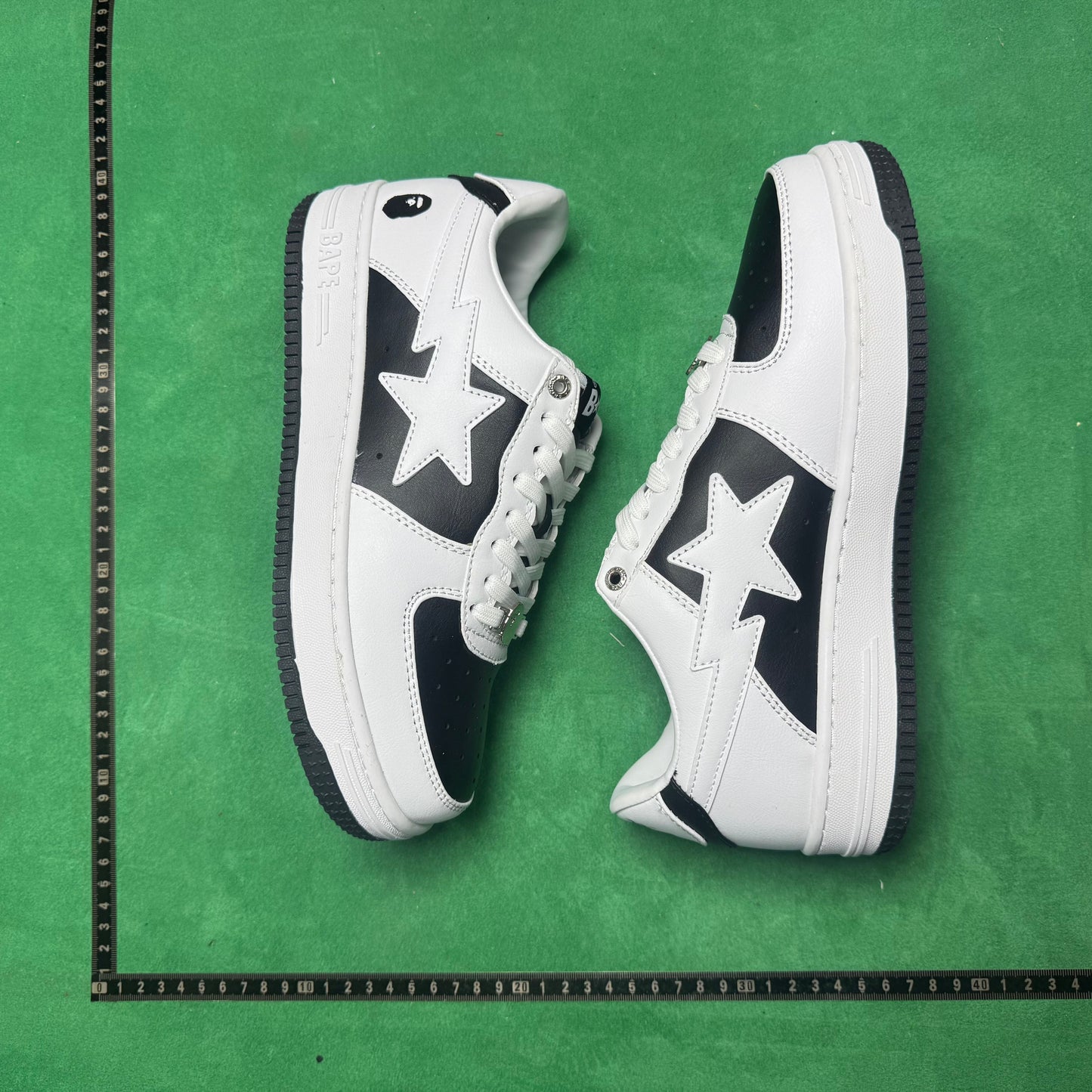 Bape STA Low White and Black
