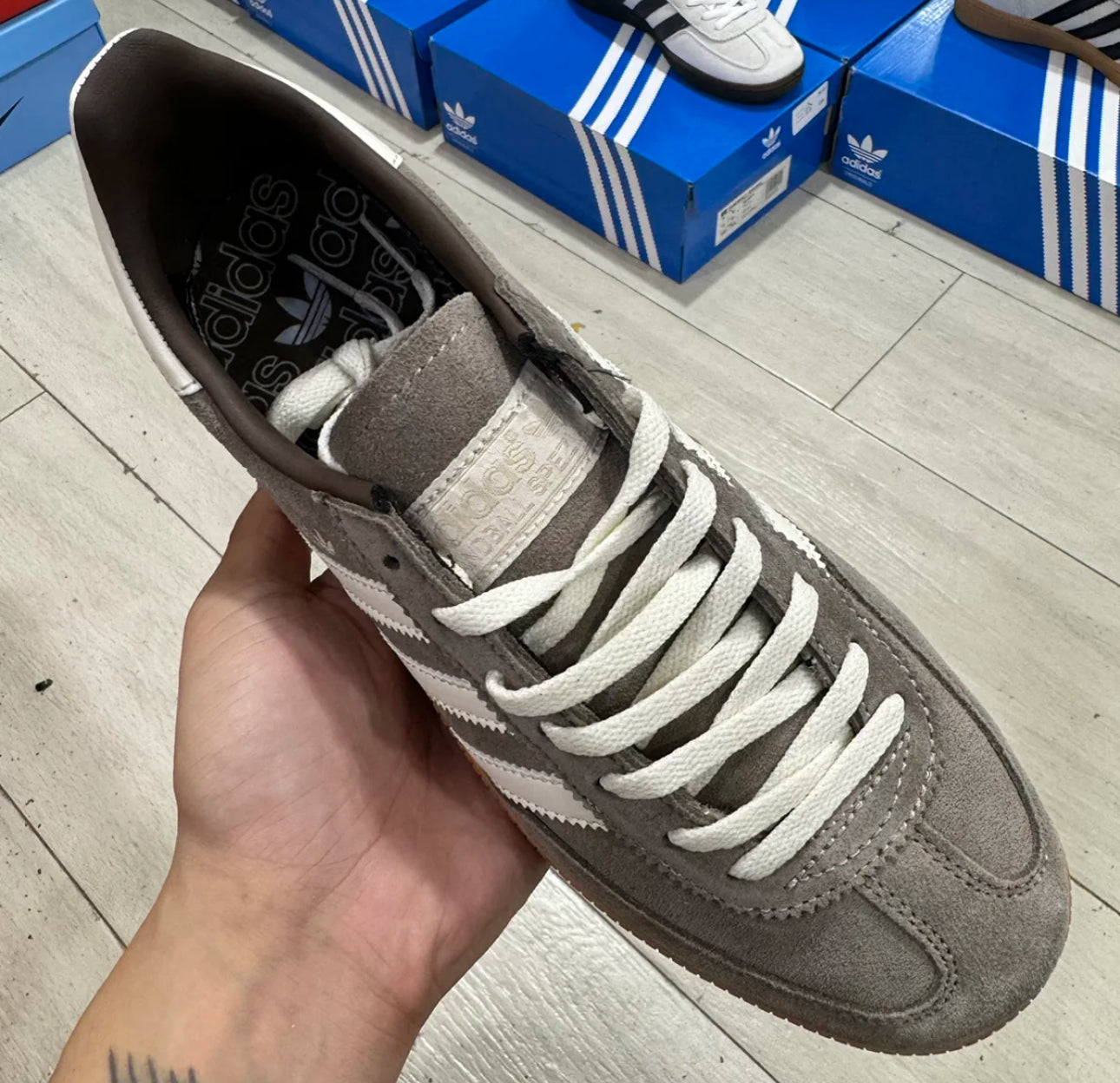 Spezial Brown and White