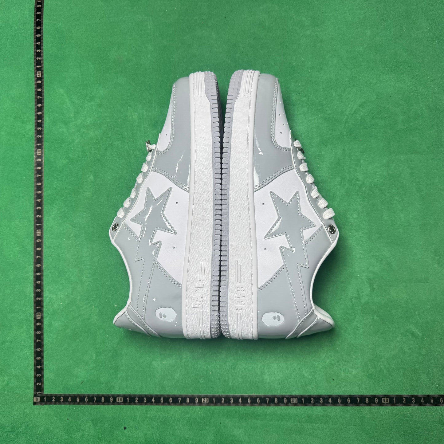 Bape STA Low Grey and White