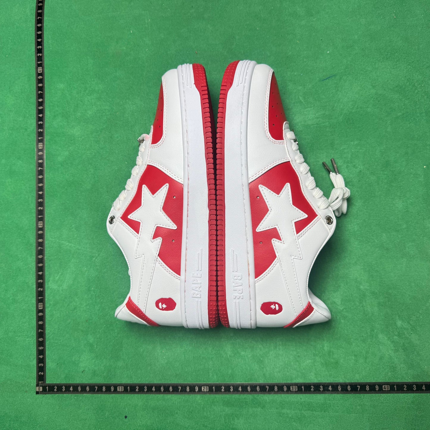 Bape STA Low White and Red