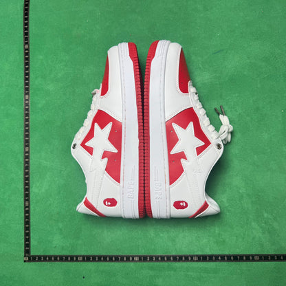 Bape STA Low White and Red