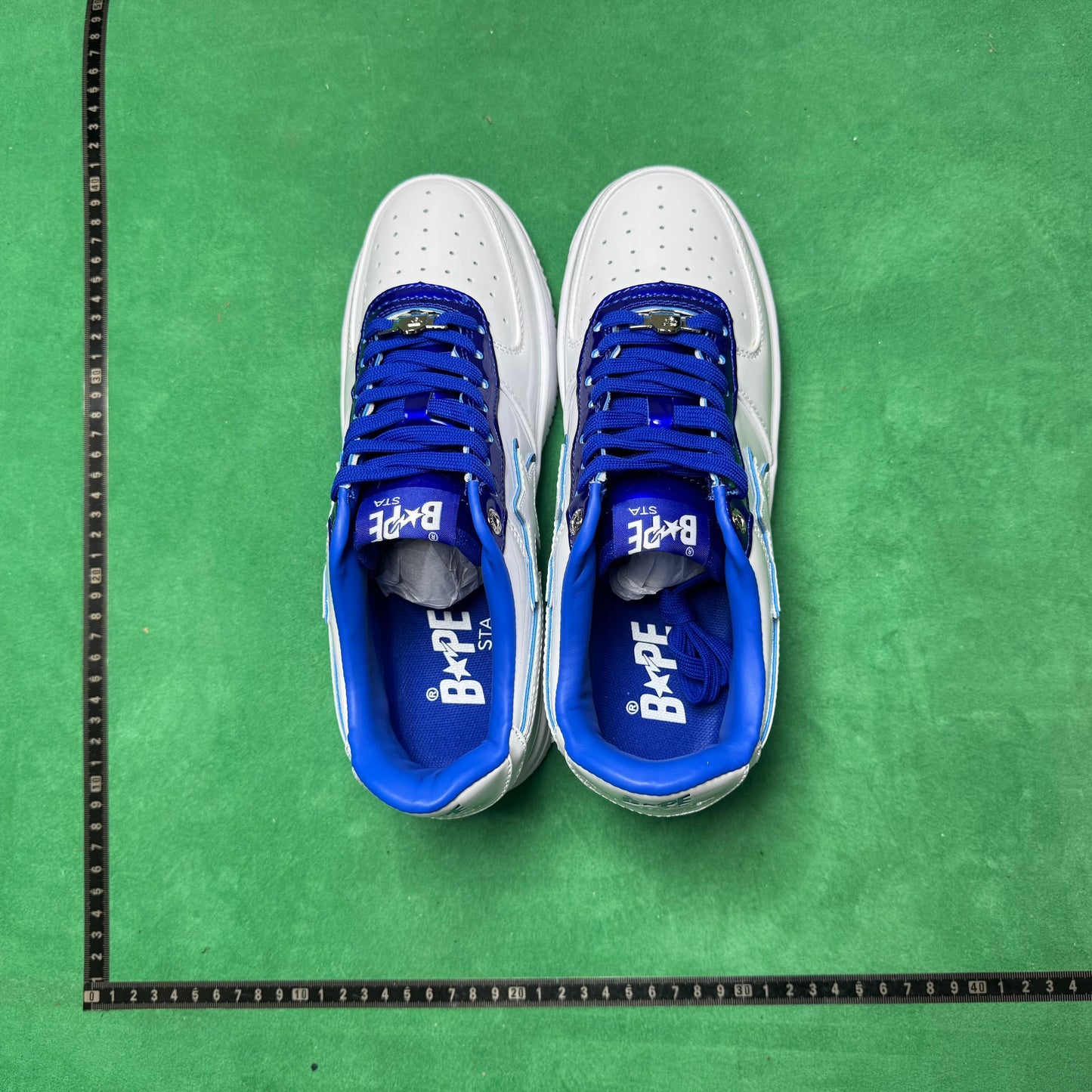 Bape STA Low White and Blue