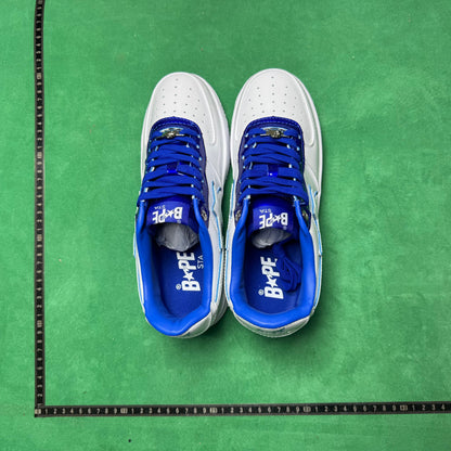 Bape STA Low White and Blue