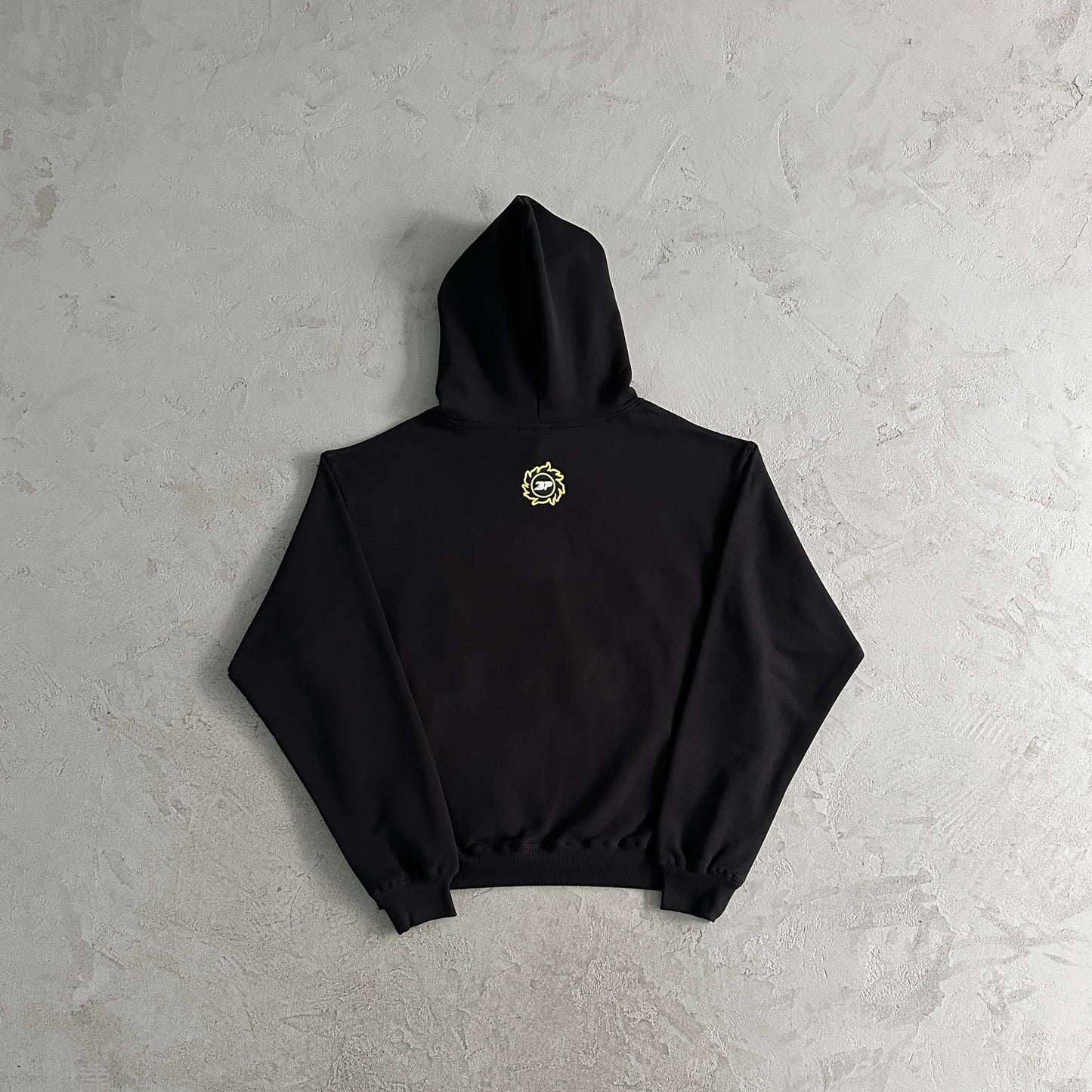 moon phases hoodie-black
