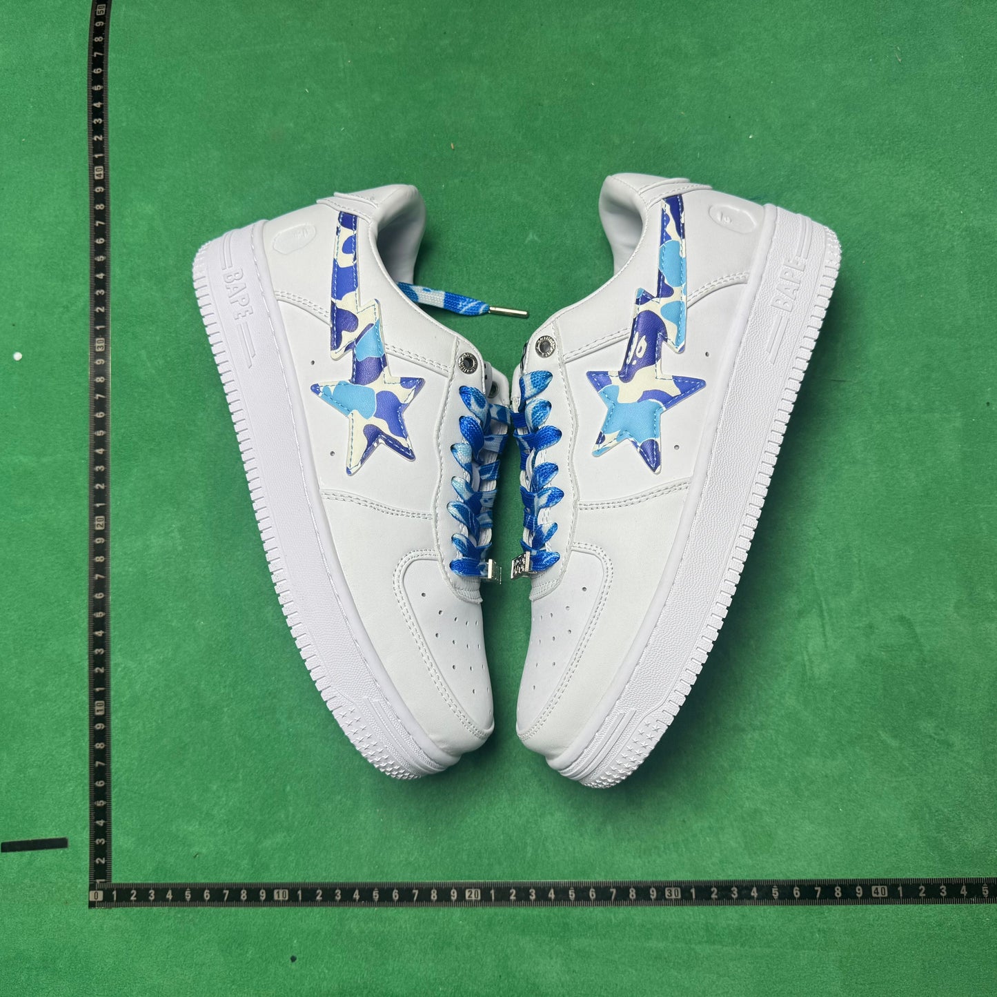 Bape STA Low White and Blue