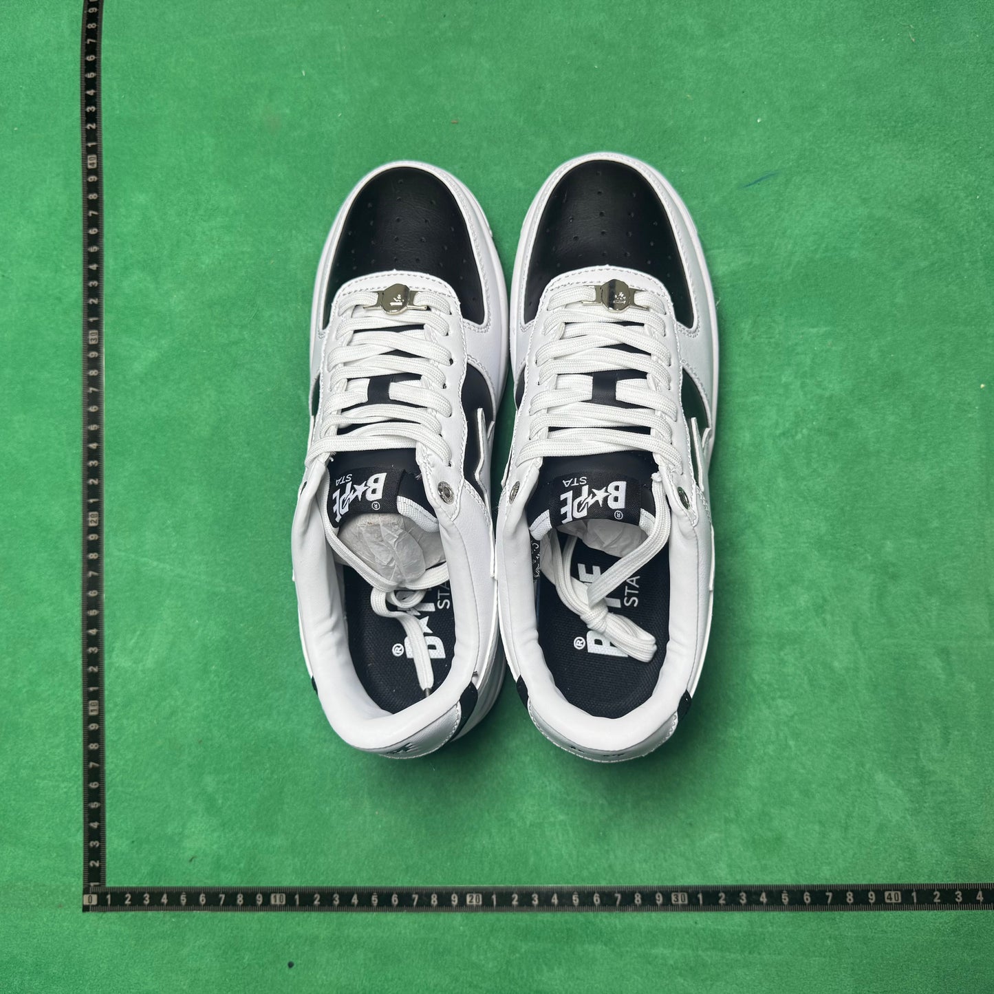 Bape STA Low White and Black