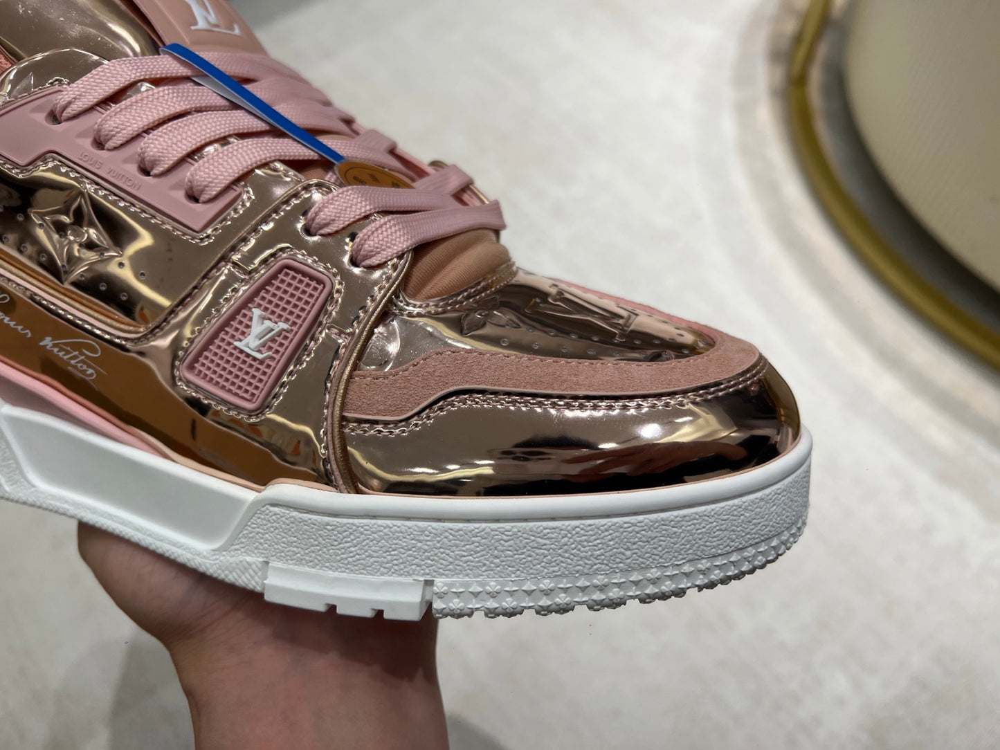 Trainer Metallic Pink