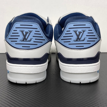 Trainer White and Dark Blue