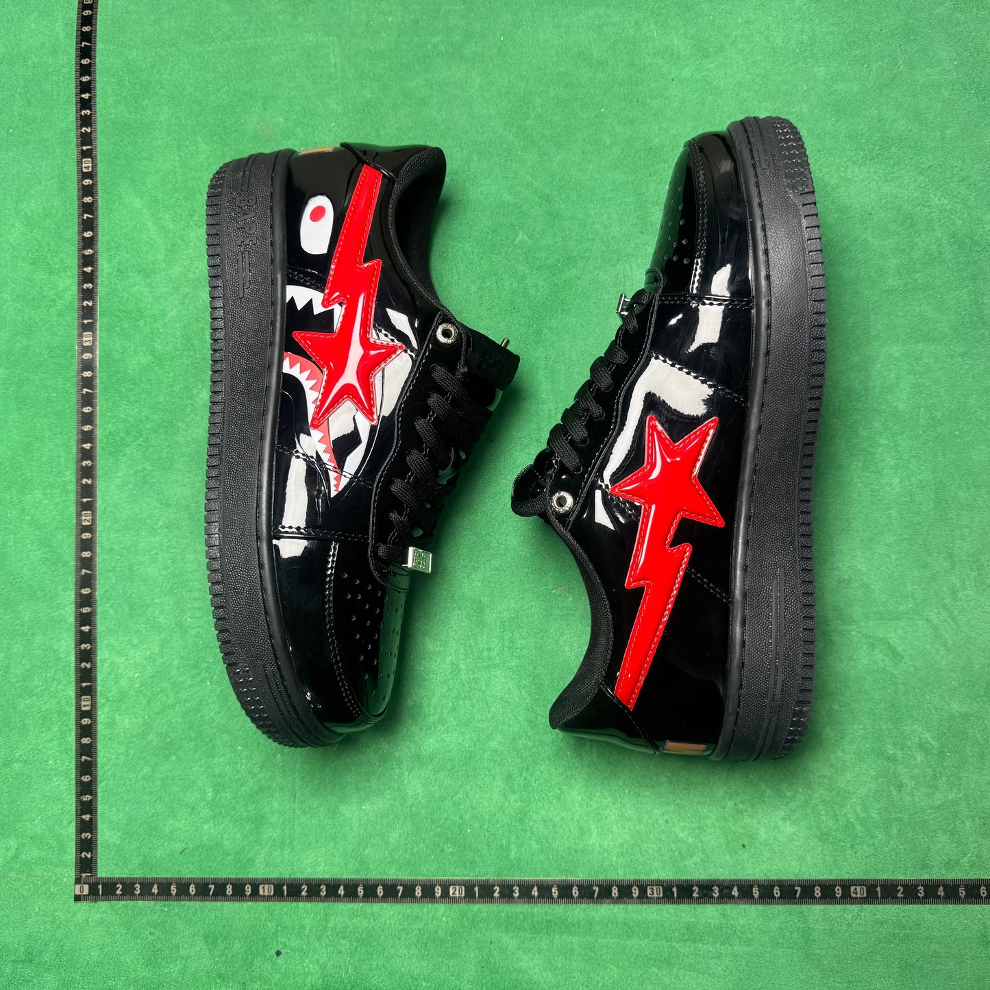 Bape STA Low Black and Red