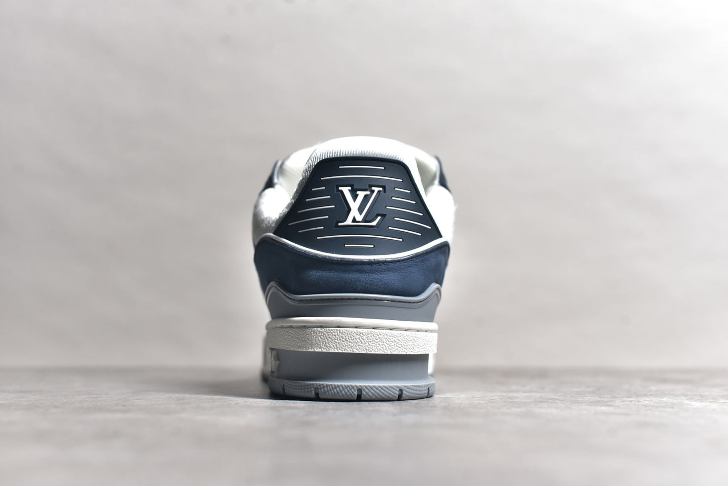 Trainer White and Blue