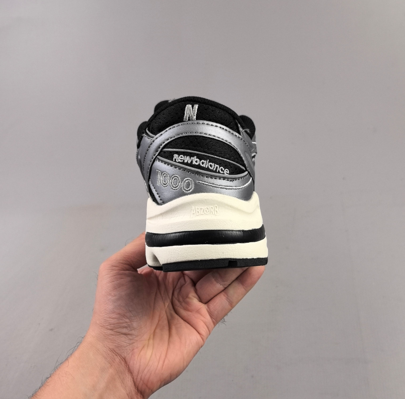 1000 Silver Metallic Black