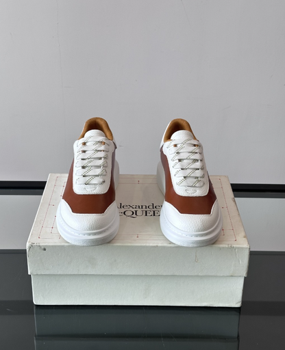 Alexander McQueen Oversized White Brown