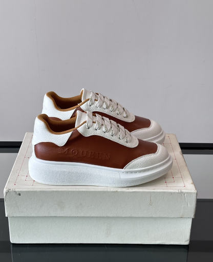 Alexander McQueen Oversized White Brown