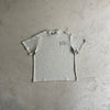bpm Basic floral gray short sleeves
