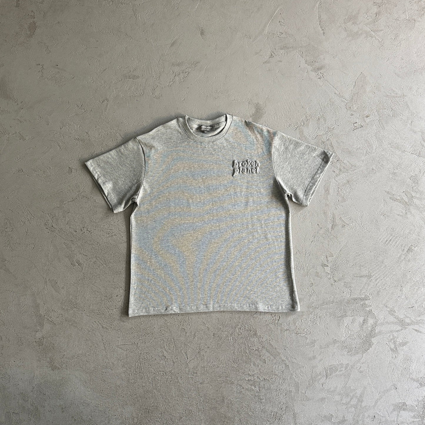 bpm Basic floral gray short sleeves